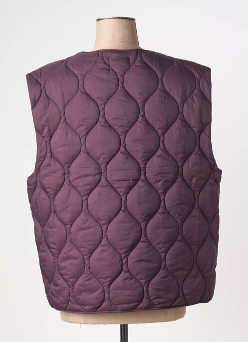 Doudoune poches sans capuche violet MISE AU GREEN femme
