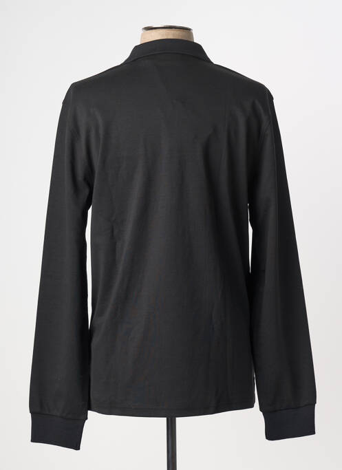 Polo manches longues manches longues noir COFOX homme