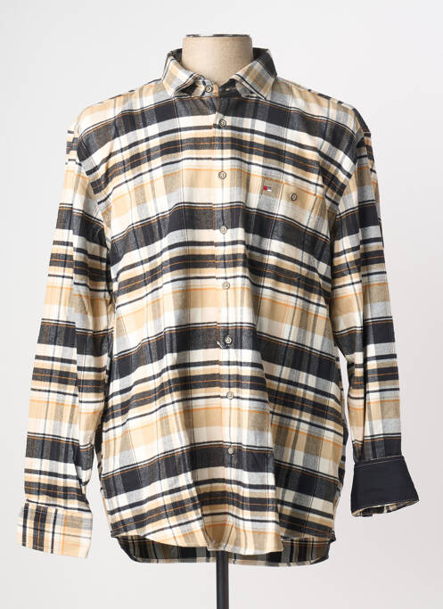 Chemise manches longues beige JUPITER homme