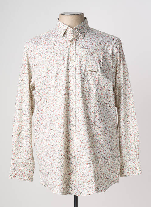 Chemise manches longues beige MISE AU GREEN homme