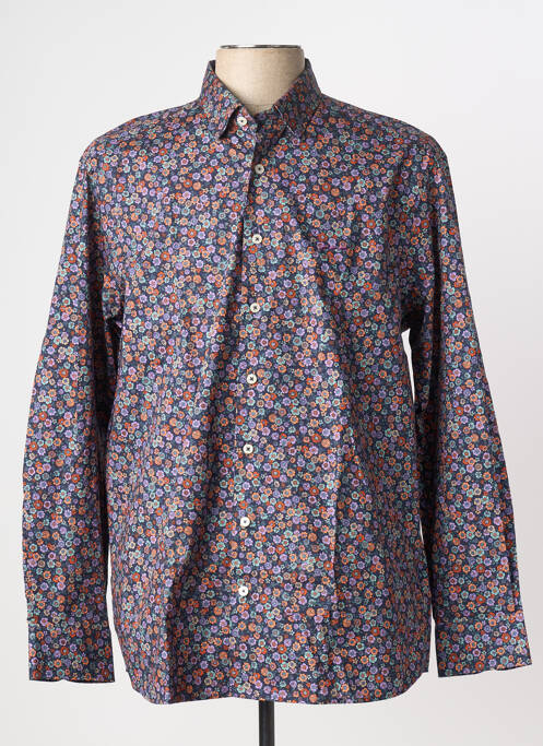 Chemise manches longues bleu MISE AU GREEN homme