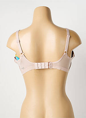 Soutien-gorge effet matière satinée haut soutien-gorge moulé rose SLOGGI femme
