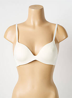Soutien-gorge effet matière satinée haut soutien-gorge moulé blanc TRIUMPH femme
