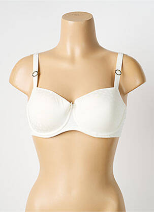 Soutien-gorge effet matière satinée haut soutien-gorge moulé beige PRIMADONNA femme