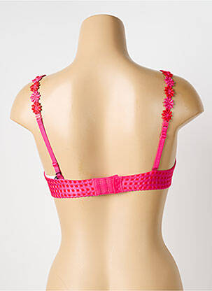 Soutien-gorge effet matière satinée haut soutien-gorge moulé rose MARIE JO femme
