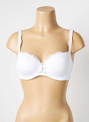Soutien-gorge broderie haut soutien-gorge moulé blanc MARIE JO femme