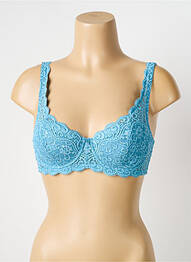 Soutien-gorge effet matière satinée haut soutien-gorge moulé bleu TRIUMPH femme
