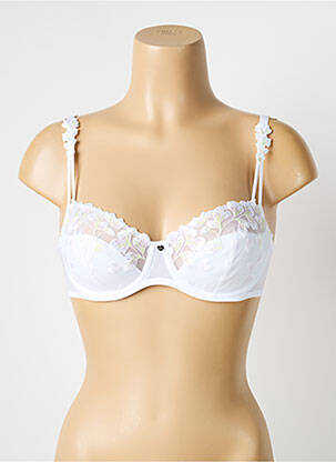 Soutien-gorge effet matière satinée haut soutien-gorge emboitant blanc MARIE JO femme