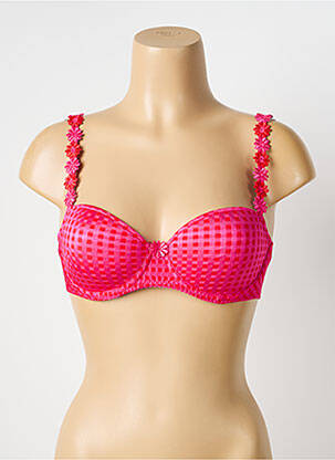 Soutien-gorge effet matière satinée haut soutien-gorge moulé rose MARIE JO femme