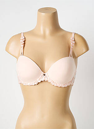 Soutien-gorge effet matière satinée haut soutien-gorge moulé rose MARIE JO femme