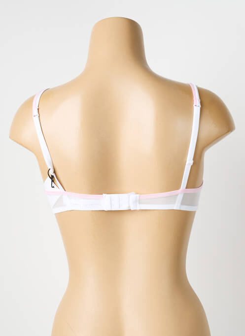 Soutien-gorge effet matière satinée haut soutien-gorge balconnet blanc MARIE JO femme