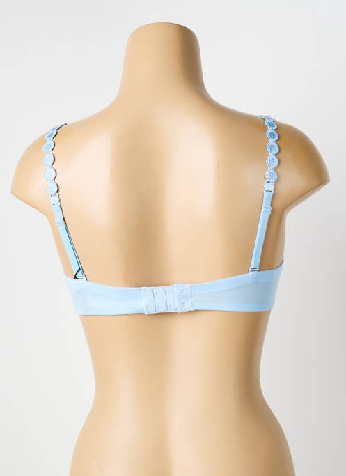 Soutien-gorge effet matière satinée haut soutien-gorge moulé bleu MARIE JO femme