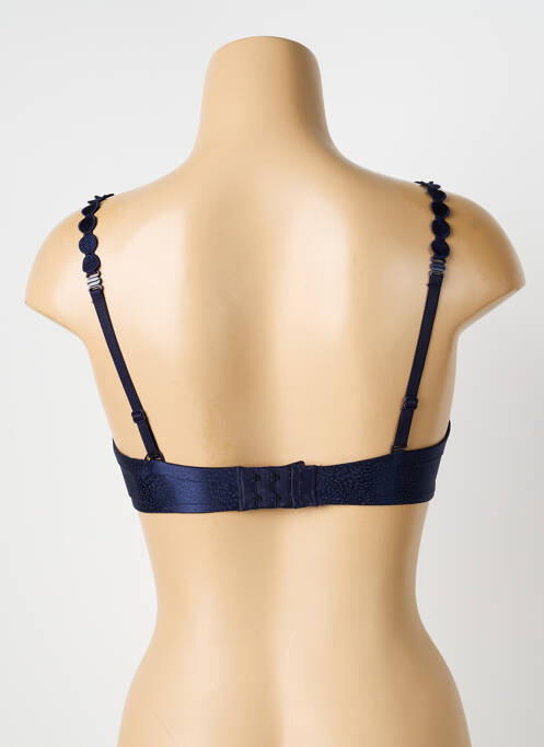 Soutien-gorge effet matière satinée haut soutien-gorge moulé bleu MARIE JO femme