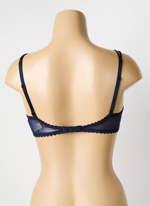 Soutien-gorge effet matière satinée haut soutien-gorge emboitant bleu MARIE JO femme