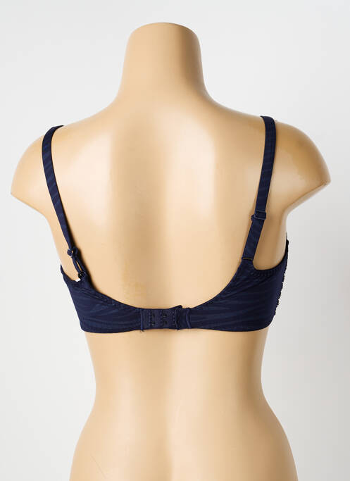 Soutien-gorge effet matière satinée haut soutien-gorge moulé bleu PRIMA DONNA femme