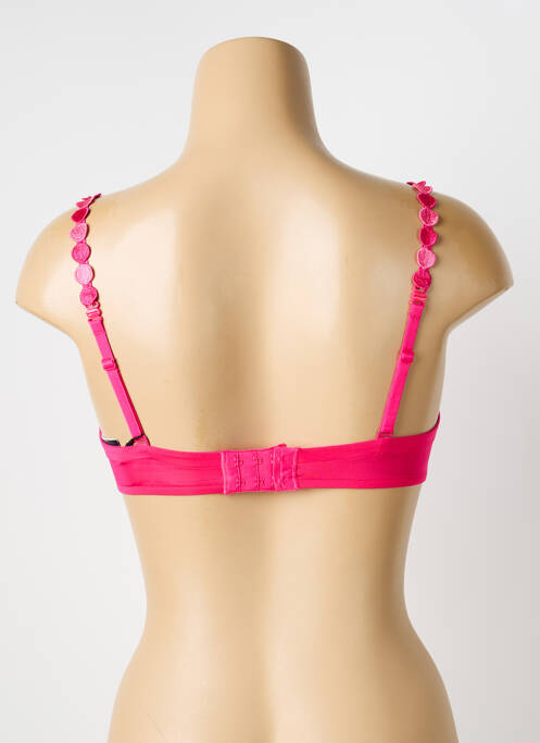 Soutien-gorge effet matière satinée haut soutien-gorge balconnet rose MARIE JO femme