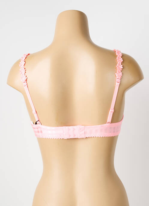 Soutien-gorge effet matière satinée haut soutien-gorge moulé rose MARIE JO femme