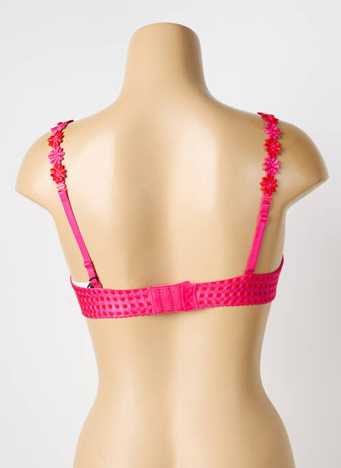 Soutien-gorge effet matière satinée haut soutien-gorge moulé rose MARIE JO femme