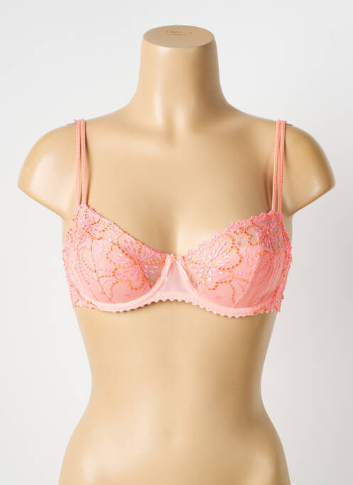 Soutien-gorge effet matière satinée haut soutien-gorge emboitant rose MARIE JO femme