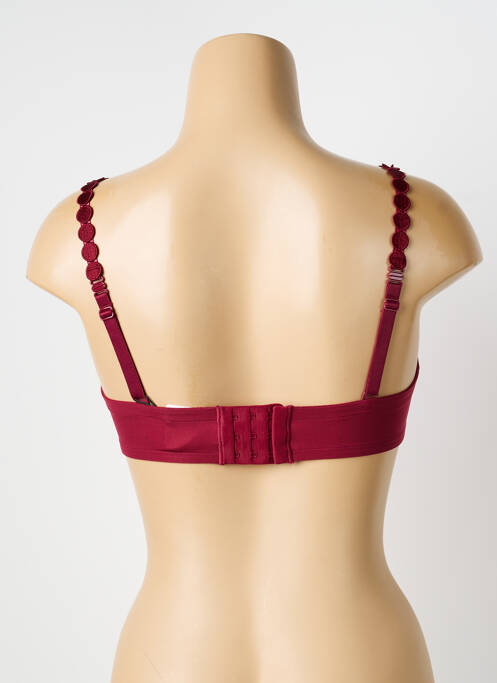 Soutien-gorge effet matière satinée haut soutien-gorge emboitant rouge MARIE JO femme