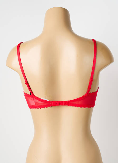 Soutien-gorge effet matière satinée haut soutien-gorge emboitant rouge MARIE JO femme