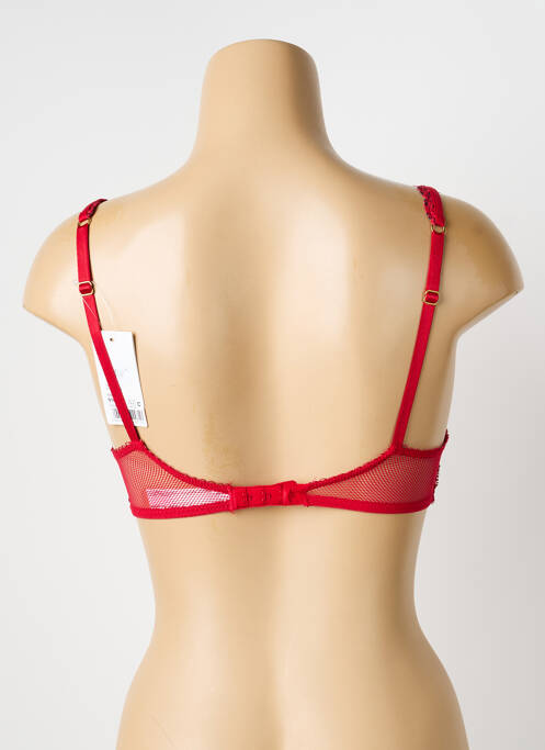 Soutien-gorge effet matière satinée haut soutien-gorge avec mousse de rembourrage amovible rouge MARIE JO femme