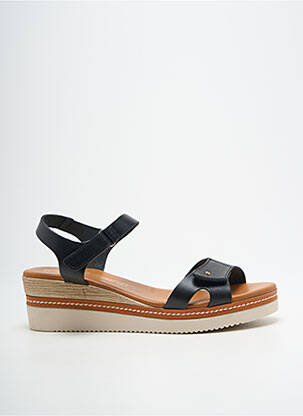 Sandales/nu pieds matière lisse talon de 4 à 6cm noir CARLA TORTOSA femme
