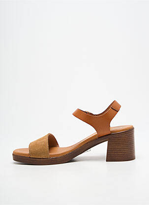 Sandales/nu pieds talon bottier talon de 4 à 6cm marron CARLA TORTOSA femme