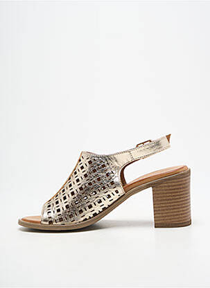Sandales/nu pieds talon bottier talon de 4 à 6cm or ALTEX femme