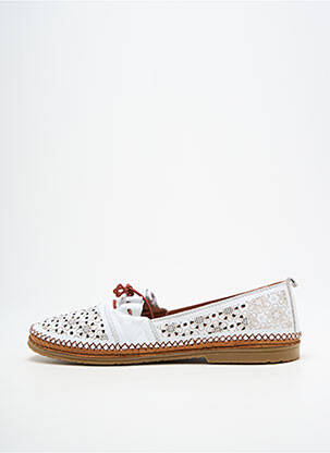 Ballerines impression talon plat jusqu'à 3cm blanc ALTEX femme