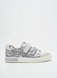 Baskets impression bout rond argent BOPY fille