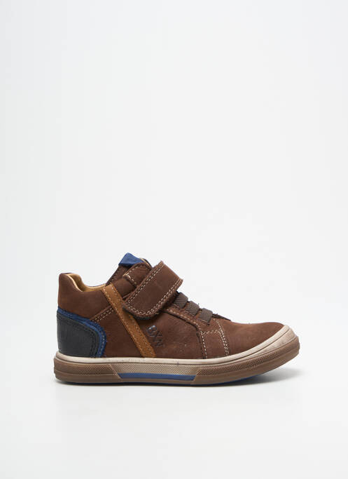 Baskets marron BOPY garçon
