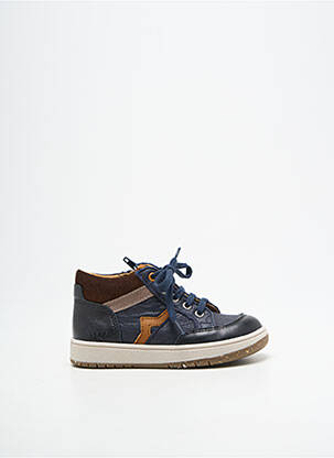 Baskets bout rond bout rond bleu BOPY garçon