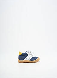 Bottillons fermeture lacets bout rond bleu BOPY garcon