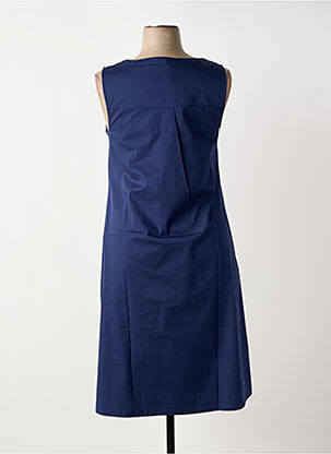 Robe mi-longue sans manche sans manche bleu SHEEGO femme