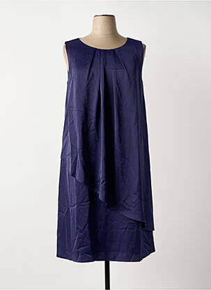 Robe mi-longue sans manche sans manche bleu SHEEGO femme