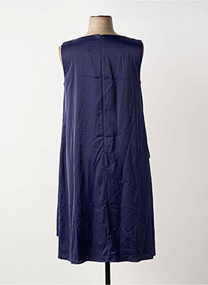 Robe mi-longue sans manche sans manche bleu SHEEGO femme