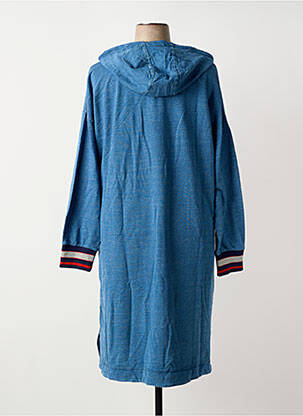 Robe mi-longue manches longues manches longues bleu SHEEGO femme