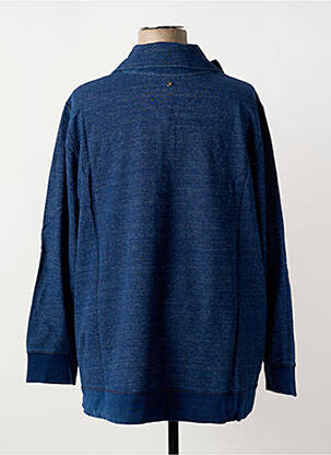 Sweat-shirt manches longues manches longues bleu SHEEGO femme