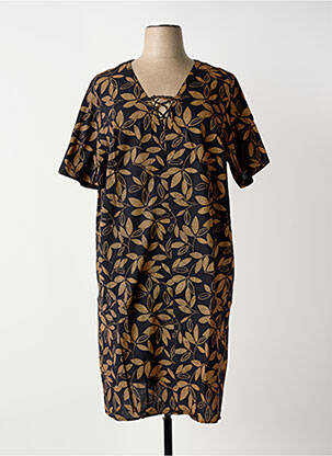 Robe mi-longue noir TRIANGLE femme