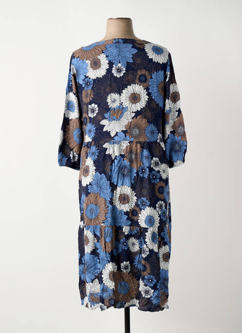 Robe mi-longue bleu VIA APPIA DUE femme