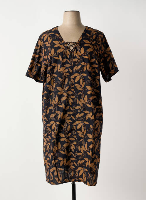 Robe mi-longue noir TRIANGLE femme