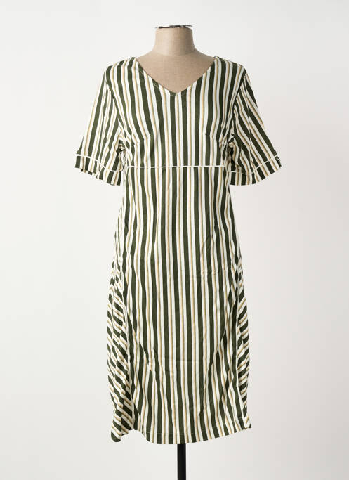 Robe mi-longue vert SHEEGO femme