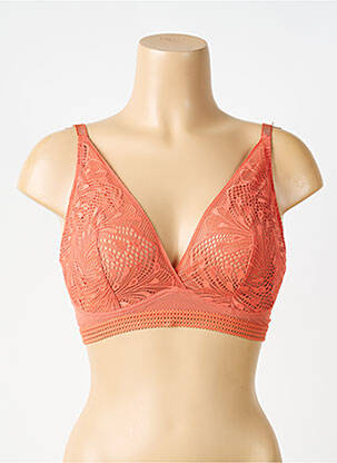 Soutien-gorge sans armature haut soutien-gorge emboitant orange PASSIONATA femme