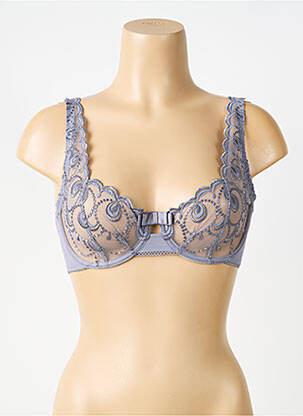 Soutien-gorge légère et transparente haut soutien-gorge emboitant gris PASSIONATA femme
