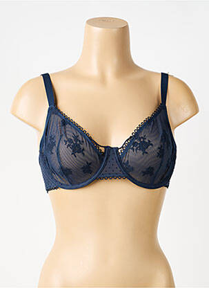 Soutien-gorge légère et transparente haut soutien-gorge emboitant bleu PASSIONATA femme