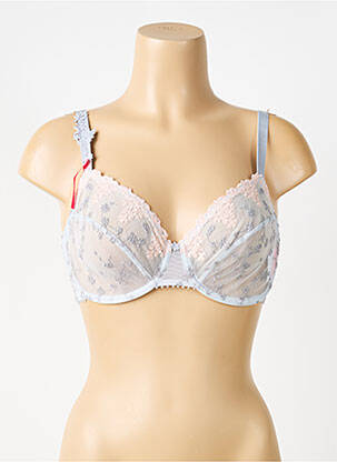 Soutien-gorge légère et transparente haut soutien-gorge emboitant gris PASSIONATA femme