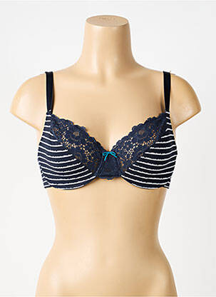 Soutien-gorge bretelle multi position haut soutien-gorge emboitant bleu PASSIONATA femme