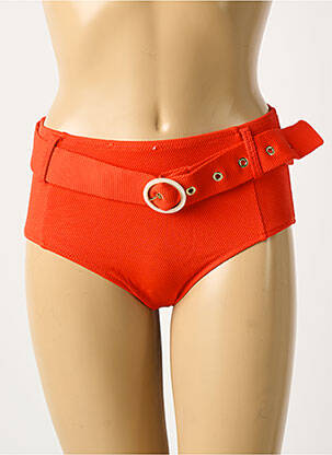 Bas de maillot de bain stretch culotte orange AUBADE femme