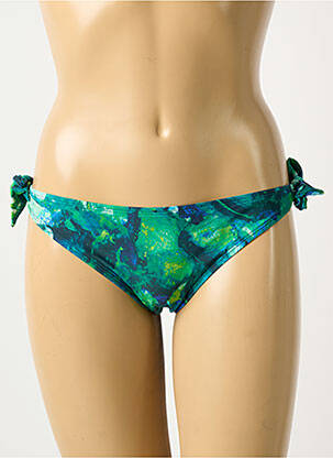 Bas de maillot de bain imprimé fantaisie culotte vert AUBADE femme
